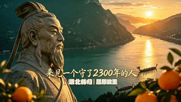 AI 文旅作品《来见一个守了2300年的人》封面